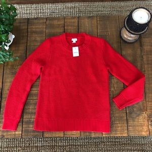 J. Crew red sweater
